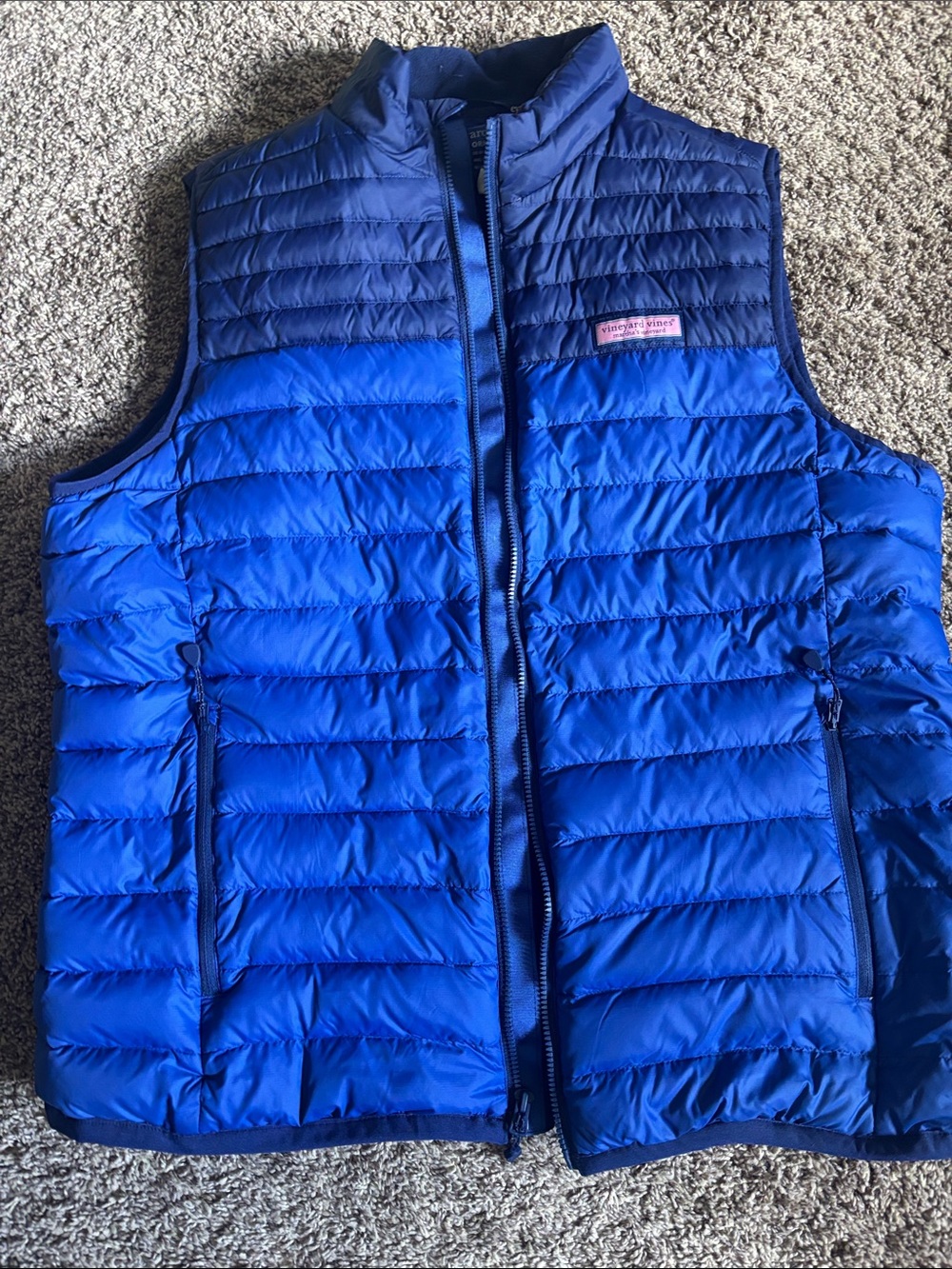 Vineyard Vines Men’s Royal Blue Puffer Vest